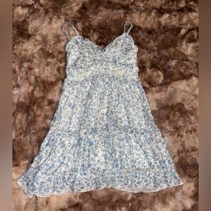 Tilly’s Blue and White Floral Dress